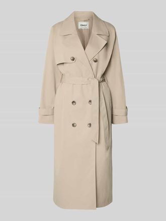 Only Regular Fit Trenchcoat mit Reverskragen Modell DISA LIFE in Ecru, Gr&ouml;&szlig;e XS