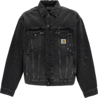 Carhartt Work in Progress Jassen, Heren, Zwart, L, Katoen, OG Detroit Jacket