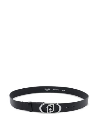 Liu Jo logo buckle belt - Black