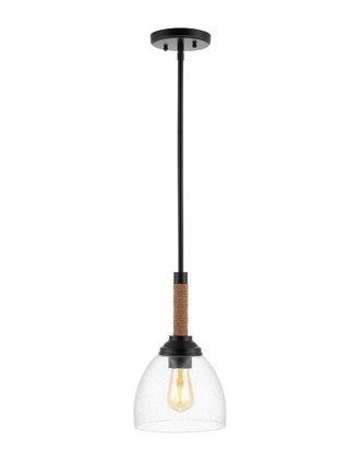 Jonathan Y Designs Jonathan Y Alys 7.63In Adjustable Rope-Wrap Led Kitchen Pendant