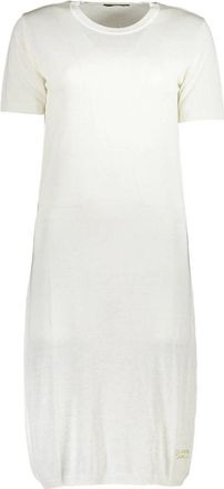 Cavalli Geborduurde Korte Jurk - Dames - Casual kleedjes - Wit - XS - Kleedjes