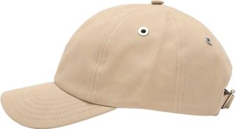 Ami PARIS SS26 Black Ami De Coeur Embroidery Cap Beige UCP265-AW0041-A036