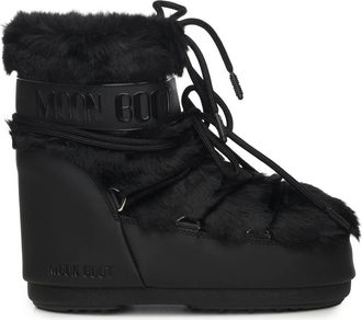 Moon Boot Icon Low Boot - Dames - Schoenen - Zwart - Maat: 39 EU Acryl
