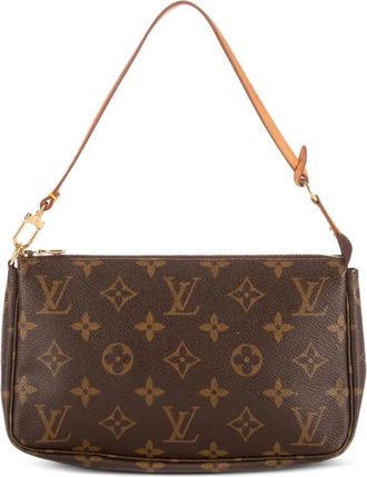 Louis Vuitton Borsa a spalla con monogramma - Marrone