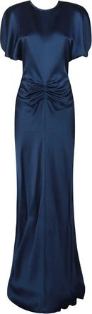 Victoria Beckham Kleedjes, Dames, Blauw, S, Isabella Gown