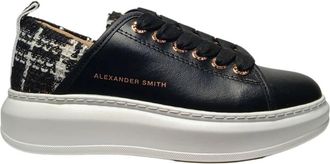 Alexander Smith Pelle Sneaker - Dames - Sneakers - Zwart - 36 EU - Leer - Schoenen