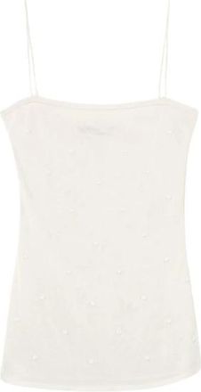 Jacquemus Plumetis Knit - Dames - Tops zonder mouwen - Wit - S - Tops