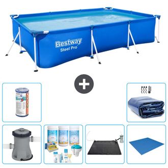 Bestway Piscina Bestway Steel Pro Rectangular - 300x201x66 Cm - 8-piezas S21570
