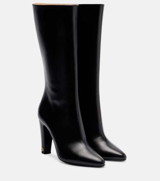 Valentino Garavani Hotty 100 leather knee-high boots