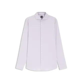 BOSS Slim-fit shirt in a structured cotton blend