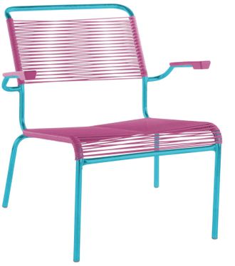 Schubiger M&ouml;bel Spaghetti-Lounger S&auml;ntis mit Armlehnen