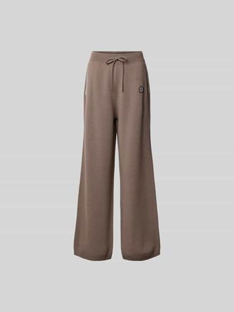 Kenzo Stoffhose mit elastischem Bund in Taupe, Gr&ouml;&szlig;e XS