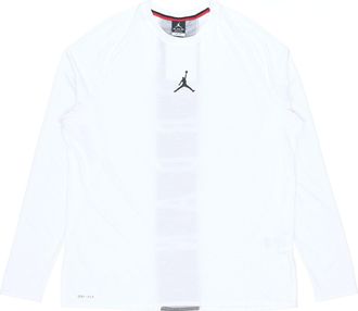 Nike Jordan Air Jordan 23 Alpha Dri-Fit Back Printing Long Sleeves White 926437-100