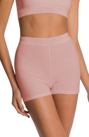 Wolford Beauty Bike Shorts in 534 Powder Pink at Nordstrom, Size Large