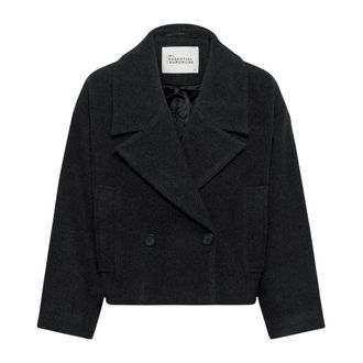 MY ESSENTIAL WARDROBE Layla Blazer - Dames - Mantels - Grijs - Maat: 3XL Wol
