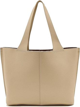 Hobo Vida Large Tote Tote Handbags Almond + Coconut Shell, Leather
