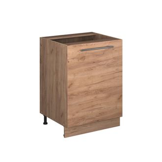 Vicco Mueble Bajo De Cocina Fame-line, Roble Dorado/roble Dorado, 60 Cm 1 Puerta Sin Encimera, Vicco