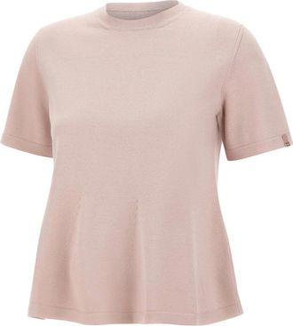 Herno Tops, Dames, Roze, S, Trui met ronde hals