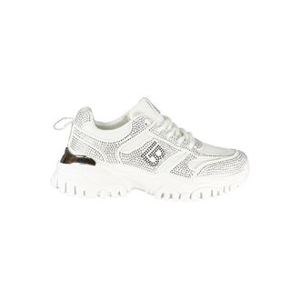 Laura Biagiotti Schoenen, Dames, Wit, 36 EU, Polyester, Bianco Polyurethane Sneaker