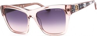 Guess GU00113 57Z Shiny Beige/Violet Gradient Mirror