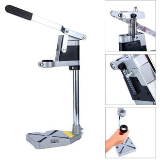 Trade Shop Trade Shop - Supporto A Colonna Per Trapano Officina Professionale Regolabile Acciaio 43 Mm