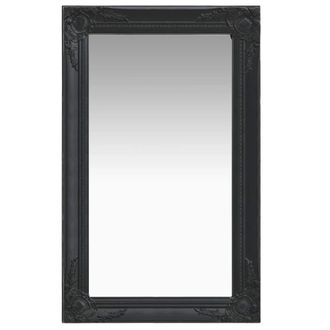 vidaXL Espejo De Pared Estilo Barroco Negro 50x80 Cm Vidaxl