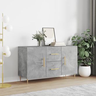 Berkfield Home Sideboard Concrete Grey 100x36x60 cm Engineered Wood | Size: 100 x 36 x 60 cm