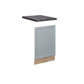 Vicco Panel Frontal Fame-line, Azul Claro-gris, 45 Cm, Et Antracita
