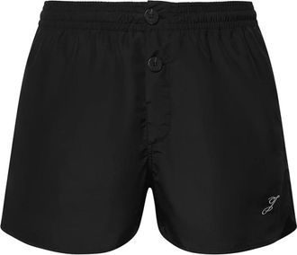 Jacquemus Le Short de Bain Puntini - Heren - Strandmode - Zwart - 2XL - Nylon - Badmode
