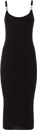 Just Cavalli Midi Jurk - Dames - Casual kleedjes - Zwart - L - Kleedjes