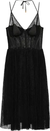 Elisabetta Franchi Dress In Floral Lace