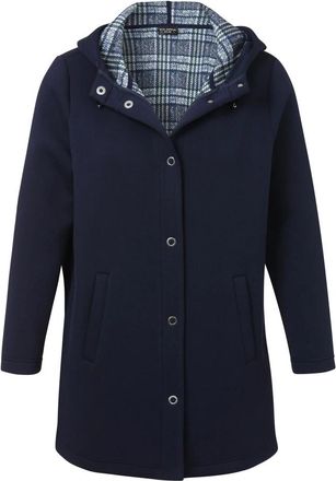 Via Appia Due Capuchonjas - Heren - Mantel - Blauw - S - Polyester - Jassen