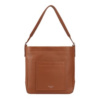 Dents Womens Savile Leather Shoulder Bag - Brown