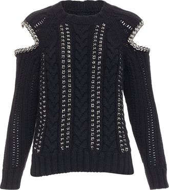 Alexander McQueen Alexander Mcqueen 2018 Cashmere Chain Sweater, Size Int S (Authentic Pre- Loved)