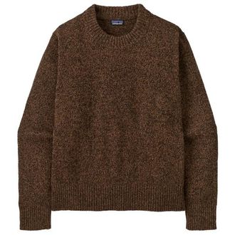 Patagonia Recycled Wool Crewneck Sweater Wollpullover f&uuml;r Damen | braun