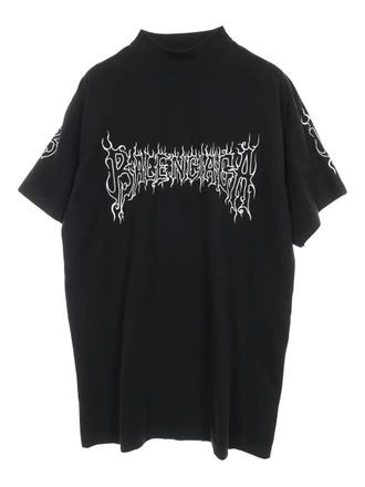 Balenciaga 2010s logo T-shirt - unisex - Cotton - L - Black
