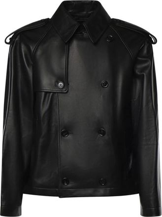 Burberry Leather Jassen - Heren - Leren en Su&egrave;de Jassen - Zwart - 2XL - Jassen