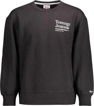 Tommy Hilfiger Heren, Sweatshirts & Hoodies, Zwart, Maat: XL Katoen