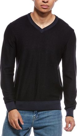 Raffi Links Stitch V-Neck Sweater