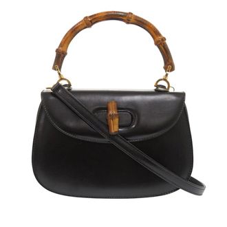 Gucci Pre-owned Gucci Small Calfskin Bamboo Night Ladies 037IIACSFOMYKUU7