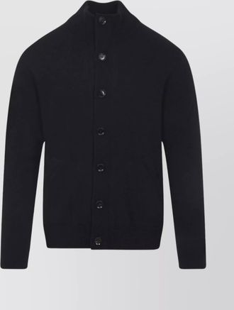 Brioni cashmere high collar zip blouson