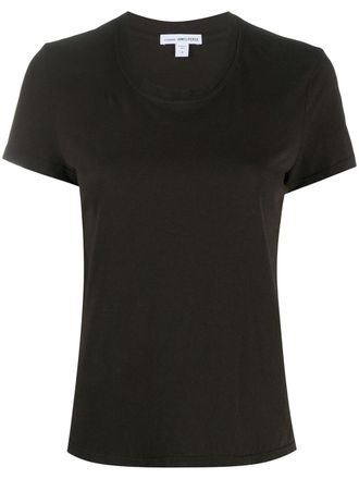 James Perse Getailleerd T-shirt - Bruin