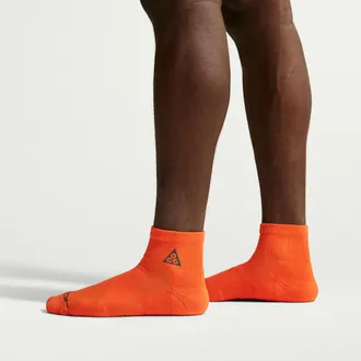 Nike Unisex Nike ACG Everyday Elevated Ankle Socks (1 Pair) in Orange | IH8648-819