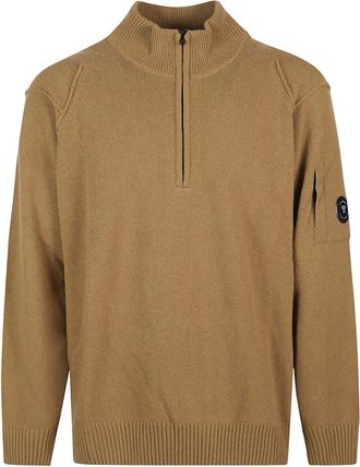 C.P. Company Felpa con zip - - Sweatshirts & Hoodies - Uomo - Beige - M