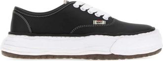 Miharayasuhiro Baker 26 Leren Lage Sneakers - Heren - Sneakers - Zwart - 42 EU - Leer - Schoenen