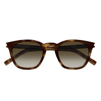 Saint Laurent Sunglasses, unisex, Brown, Size: 49 MM SL 28 Sunglasses