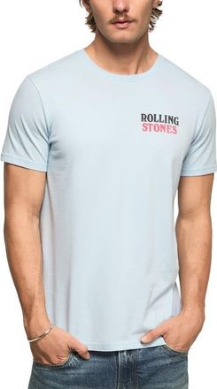 Lucky Brand Rolling Stones Tongues Graphic T-Shirt in Cerulean at Nordstrom, Size Xx-Large