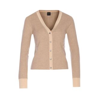 Pinko Cardigans, female, Beige, S, Santorini Cardigan