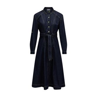 Salsa Dames, Jurken, Blauw, Maat: XS Denim