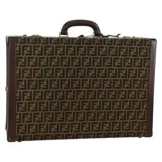 Fendi unisex, Pre-owned, Bruin, Maat: ONE Size Leer